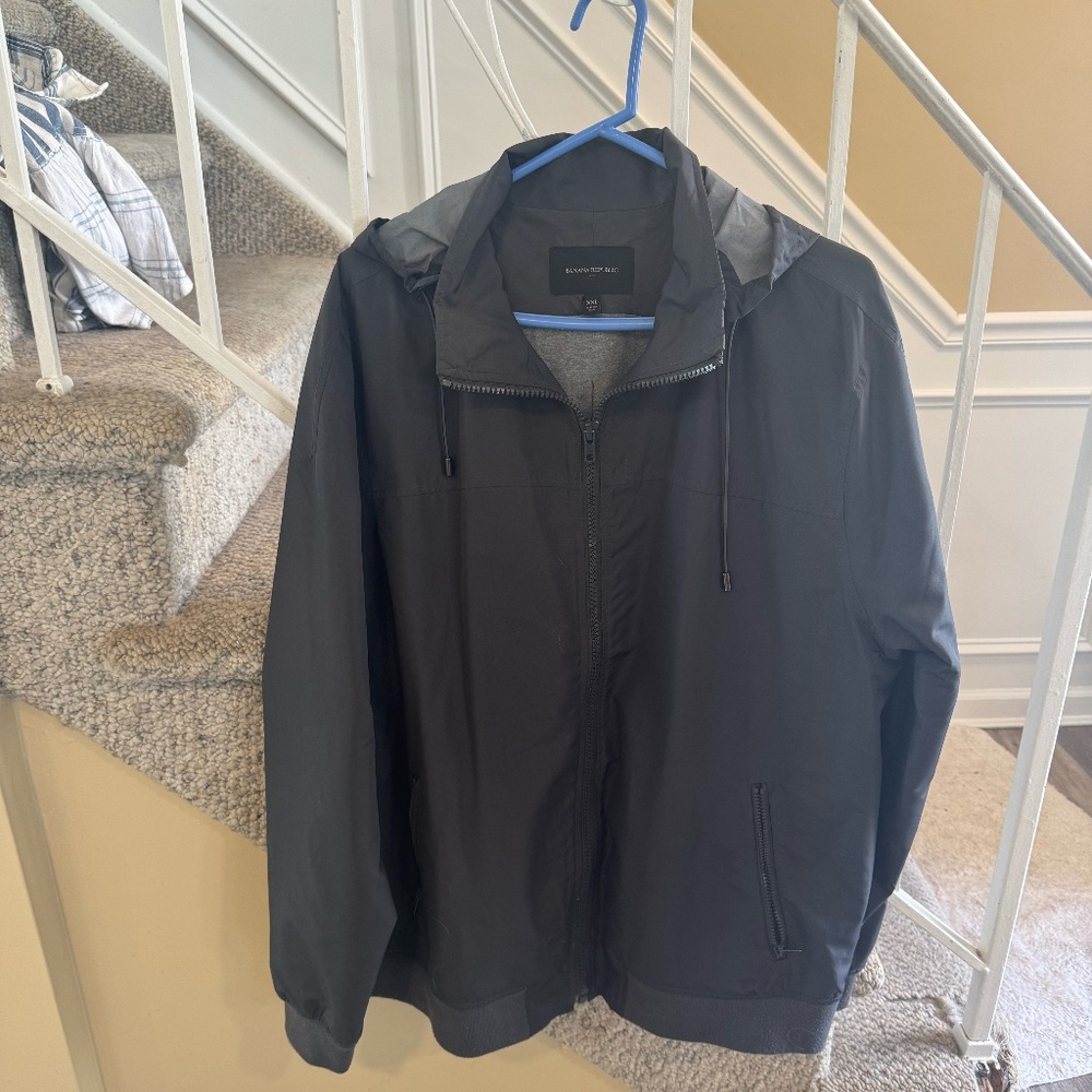 Men's Jersey Lined Windbreaker Jacket